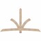 Ekena Millwork Davenport Smooth Timber Gable Bracket, Douglas Fir, 96"W x 56"H x 1 1/2"D x 5 1/2"F, 14/12 Pitch GBW096X56X0206DAV00SDF - alternate 1